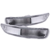 ANZO 1993-1997 Toyota Corolla Euro Parking Lights Chrome 511017