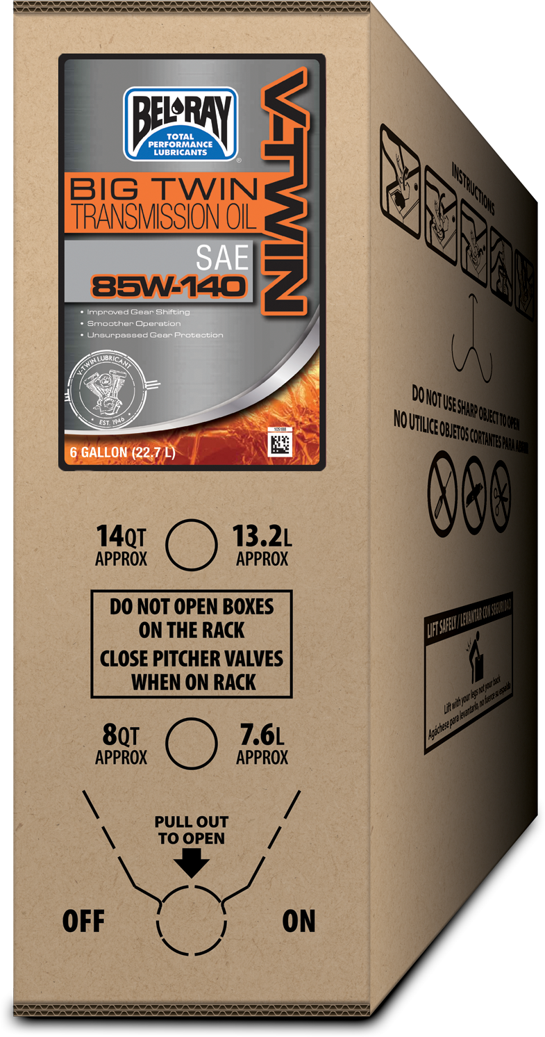BEL-RAY Big Twin Transmission Oil 85w-140 6 Gal Bib 301828150033