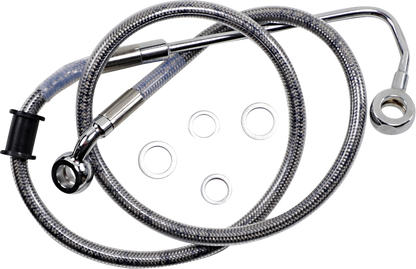 DRAG SPECIALTIES Brake Line - +2" - Stainless Steel - '15-'17 Softail 618300-2