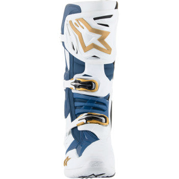 ALPINESTARS Arlington LE Tech 10 Boots - White/Blue/Gold - US 12 2010020-262-12