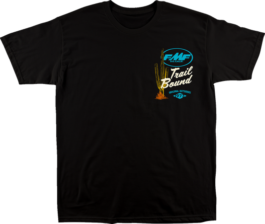 FMF Trailbound T-Shirt - Black - Large FA22118909BLKL 3030-22448