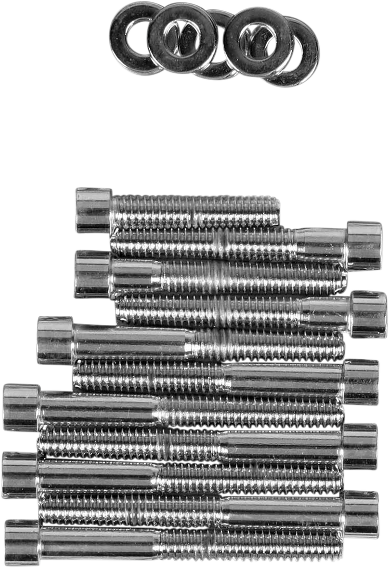 DRAG SPECIALTIES Camshaft Cover Bolt Set - Polished - XL MK249S