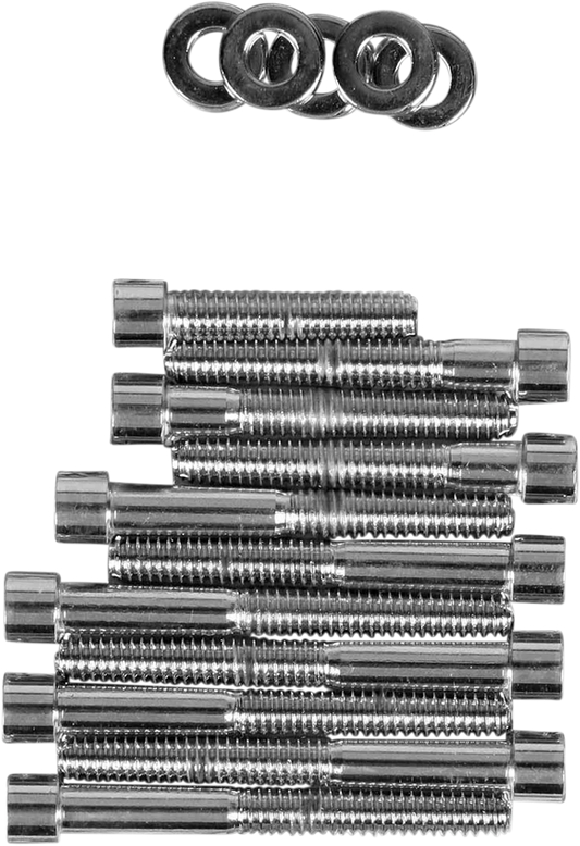 DRAG SPECIALTIES Camshaft Cover Bolt Set - Polished - XL MK249S