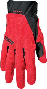 THOR Draft Gloves - Red/Black - 2XL 3330-6793