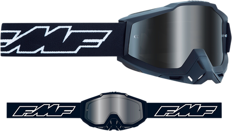 FMF PowerBomb Goggles - Rocket - Black - Silver Mirror F-50037-00001 2601-2979