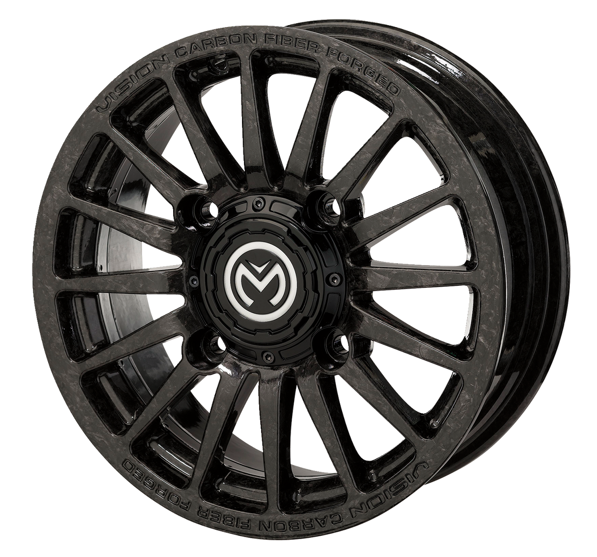 MOOSE UTILITY Wheel - 325X Carbon Fiber - Front/Rear - Black - 15x6 - 4/156 - 5+1 325-1561565-150