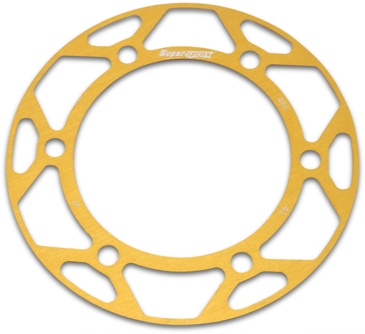 SUPERSPROX Edge Rear Sprocket Insert - Gold RACD-486-41-GLD