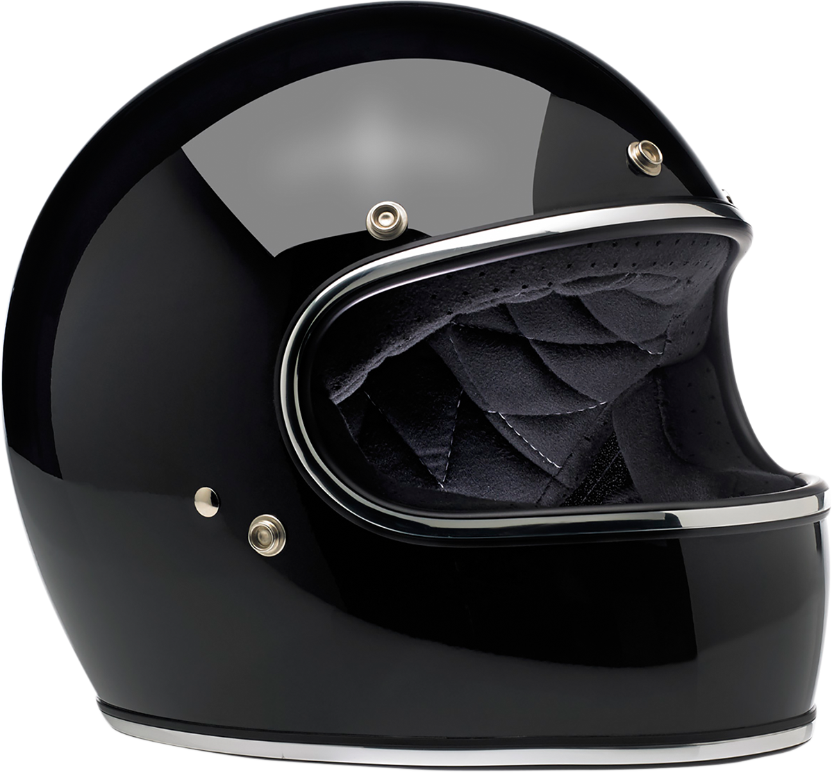 BILTWELL Gringo Helmet - Gloss Black - Medium 1002-101-103