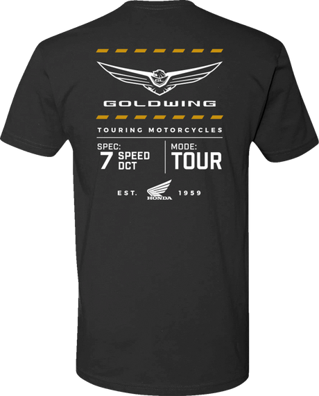 HONDA APPAREL Goldwing Tour T-Shirt - Black - Medium NP21S-M2464-M