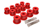 Energy Suspension 80-86 Nissan 720 & Hardbody Pickup 2WD Red Rear Leaf Spring Bushing Set 7.2101R