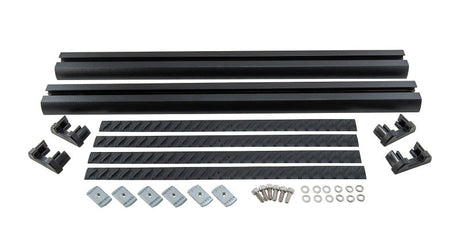 Rhino-Rack Pioneer Accessory Bar Small (C-Channel) - 24in - 2 pcs - Black 43232B