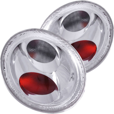 ANZO 1998-2005 Volkswagen Beetle Taillights Chrome 221118