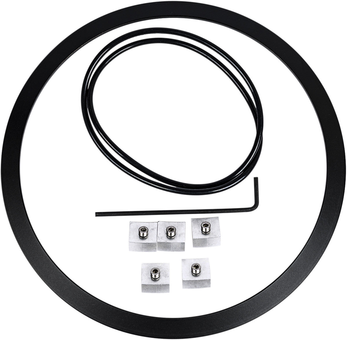 JW SPEAKER7" Adapter Ring Kit Blk Bmw703391