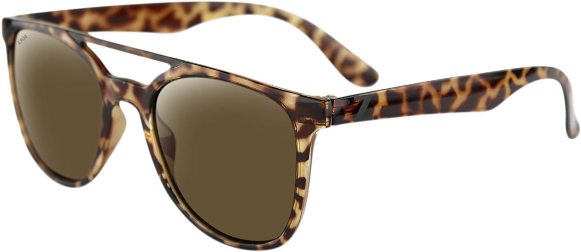 ZAN HEADGEAR Levee Sunglasses - Brown Tortoise - Brown EZLE001