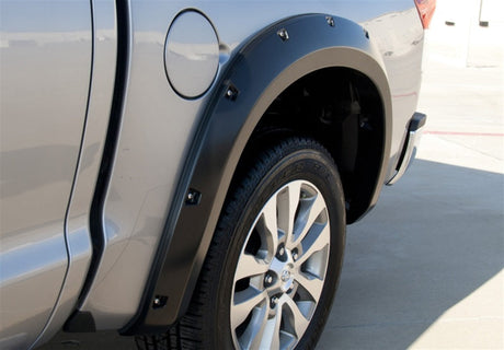 Lund 07-13 Toyota Tundra RX-Rivet Style Smooth Elite Series Fender Flares - Black (4 Pc.) RX602S