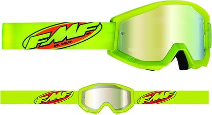 Gafas FMF Youth PowerCore - Núcleo - Amarillo - Espejo dorado F-50055-00003 2601-3024 