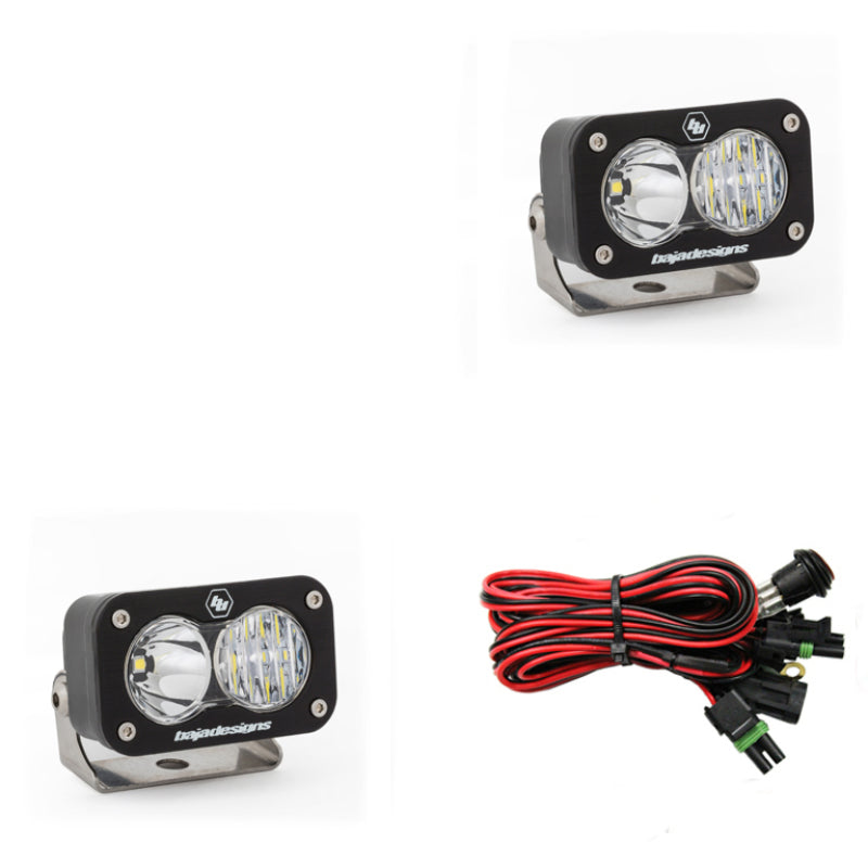 Baja Designs S2 Sport Driving Combo Pattern Pair LED Work Light - Clear 547803