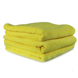 Chemical Guys Workhorse Professional Microfiber Towel - 16in x 16in - Yellow - 3 Pack MICYELLOW03