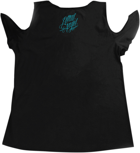 LETHAL THREAT Women's Queen of Hearts T-Shirt - Black - 2XL LA205252X