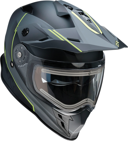 Z1R Range Helmet - Bladestorm - Gray/Black/Hi-Viz Yellow - Small 0101-14066