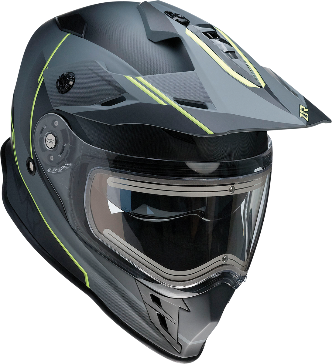 Z1R Range Helmet - Bladestorm - Gray/Black/Hi-Viz Yellow - XL 0101-14069