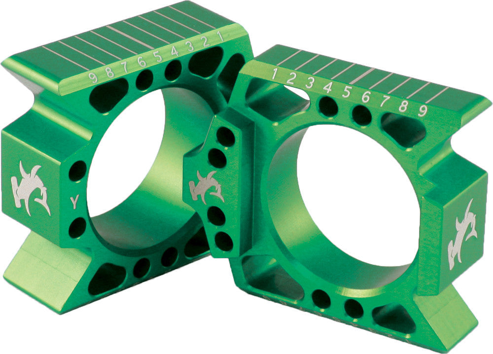 HAMMERHEAD Axle Blocks Green Kaw 04-0001-00-30
