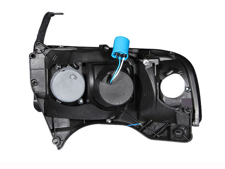 ANZO 1994-2001 Dodge Ram Crystal Headlights Chrome w/ LED 111206