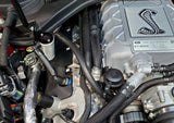 J&L 2020-2022 Ford Mustang GT500 Passenger Side Oil Separator 3.0 - Clear Anodized 3054P-C