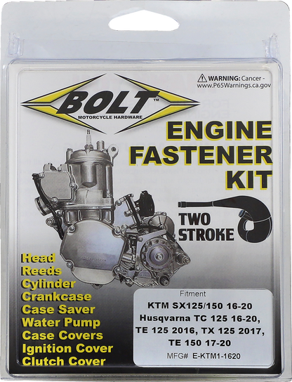 BOLT Engine Fastener Kit - KTM/Husqvarna E-KTM1-1620