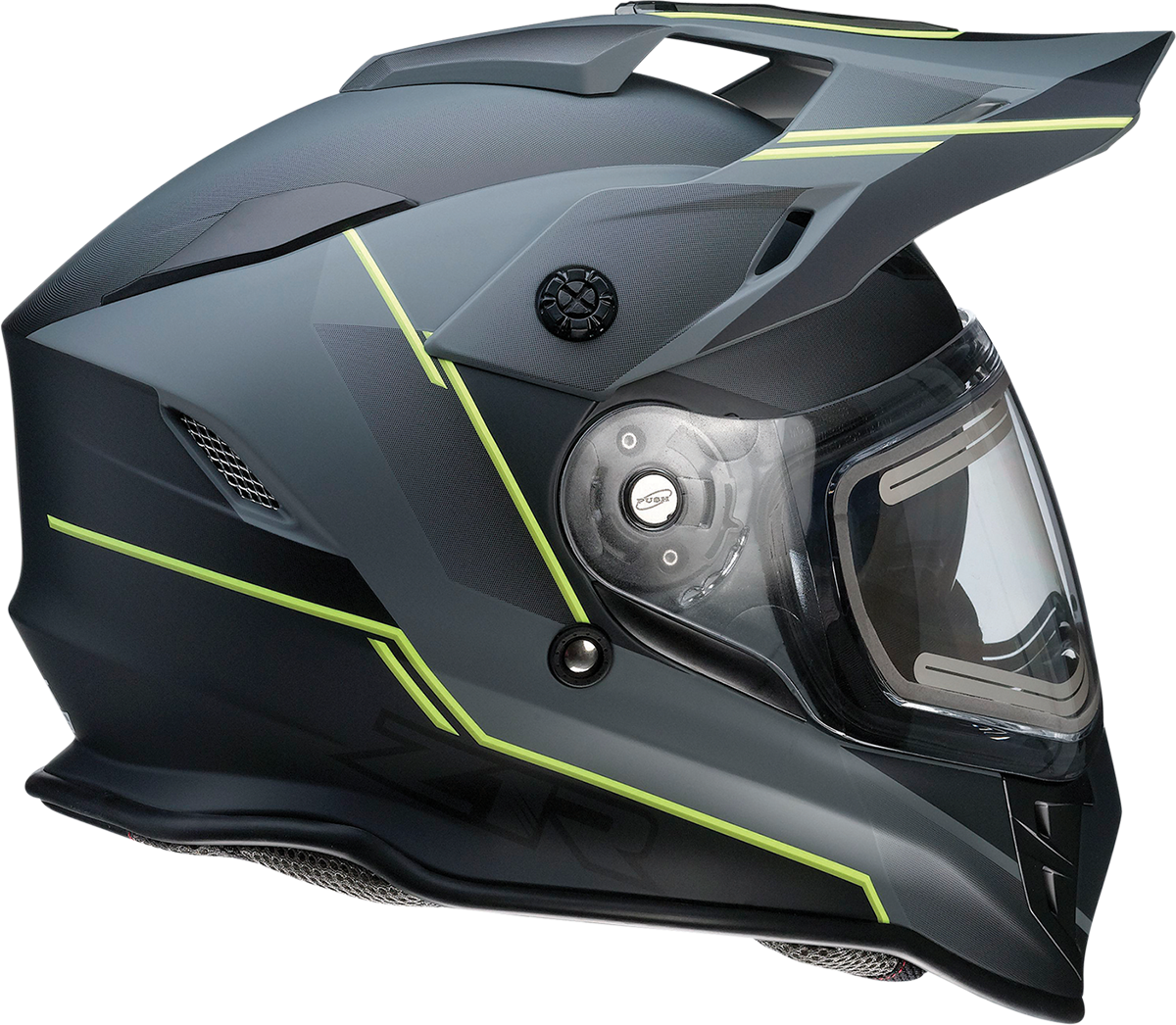 Z1R Range Helmet - Bladestorm - Gray/Black/Hi-Viz Yellow - Small 0101-14066