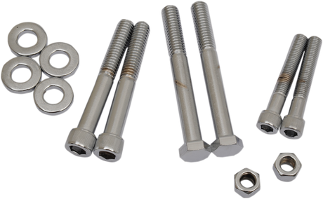 DRAG SPECIALTIES Knurled Motor Mount Bolt Kit - Dyna MK267