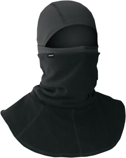 ZAN HEADGEAR Balaclava with Neck Gaiter - Black WB114C