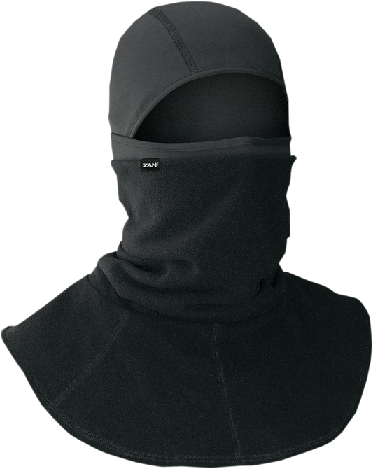 ZAN HEADGEAR Balaclava with Neck Gaiter - Black WB114C