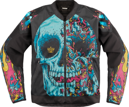 ICON Overlord3 Mesh Munchies™ Jacket - Teal - 2XL 2820-6728