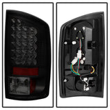 Spyder Dodge Ram 02-06 1500/Ram 2500/3500 03-06 LED Tail Light Black Smoke ALT-YD-DRAM02-LED-BSM 5078094