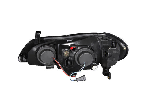 ANZO 2000-2004 Infiniti I30 Projector Headlights w/ Halo Chrome 121078