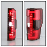 Spyder 17-18 Ford F-250 SD (w/Blind Spot Sensor) LED Tail Lights - Red Clr (ALT-YD-FS17BS-LED-RC) 5085634