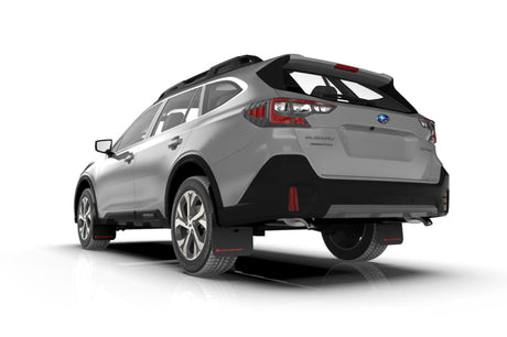 Rally Armor 20-22 Subaru Outback Black UR Mud Flap w/ Silver Logo MF66-UR-BLK/SIL
