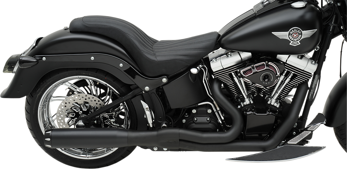 BASSANI XHAUST B1 2:1 Exhaust - Black 1S18RB