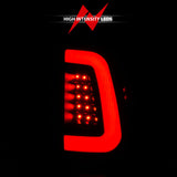 ANZO 2008-2016 Ford F-250 LED Taillights Black Housing Clear Lens (Pair) 311356