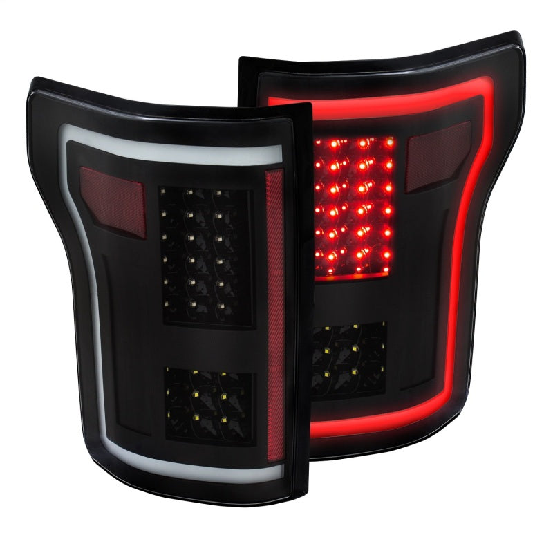ANZO 2015-2017 Ford F-150 LED Taillights Black 311285