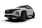 Rally Armor 2022 Hyundai Tucson Black UR Mud Flap w/ White Logo MF75-UR-BLK-WH