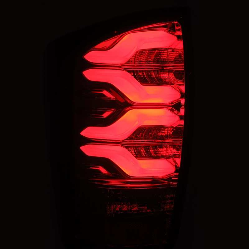 AlphaRex 16-20 Toyota Tacoma PRO-Series LED Tail Lights Red Smoke 680020