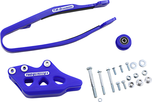 T.M. DESIGNWORKS Chain Guide/Slider - Yamaha - Blue YCP-OR2-BU