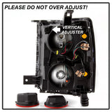 xTune 14-15 Chevy Silverado 1500 (New Body) OEM Style Headlights w/Trim - Blk (HD-JH-CS14-CC-BK) 9042447