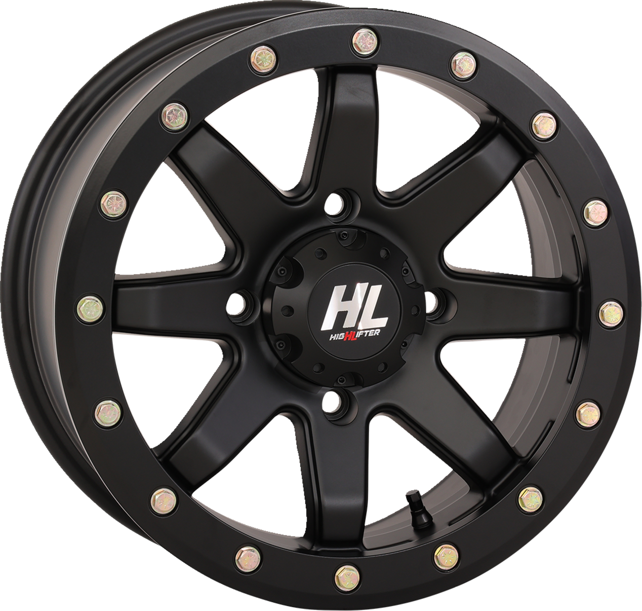 HIGH LIFTER Wheel - HL9 Beadlock - Front/Rear - Matte Black - 14x7 - 4/137 - 5+2 (+30 mm) 14HL09-1437