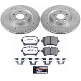 Power Stop 14-18 Audi A6 Rear Z26 Street Warrior Brake Kit K6139-26