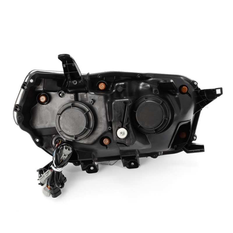 AlphaRex 10-13 Toyota 4Runner NOVA LED Projector Headlights Plank Style Black w/Seq Signal/DRL 880759