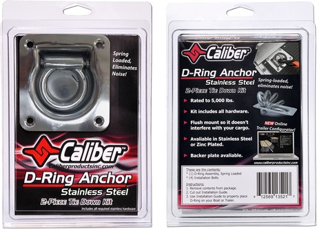 CALIBER D-Ring - Stainless Steel 13521