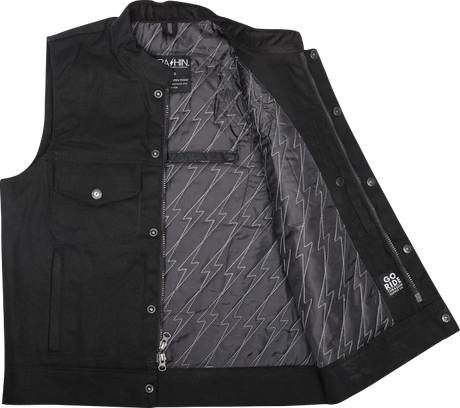 THRASHIN SUPPLY CO. Nightrider v2 Riding Vest - Black - Large TMJ-12-10